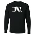 thumbnail image 1 of Wild Bobby State of Iowa College Style Men Long Sleeve Shirt, 1 of 6