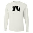thumbnail image 1 of Wild Bobby State of Iowa College Style Men Long Sleeve Shirt, 1 of 6