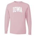thumbnail image 1 of Wild Bobby State of Iowa College Style Men Long Sleeve Shirt, 1 of 6