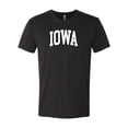 thumbnail image 1 of Wild Bobby State of Iowa College Style Men Premium Tri Blend Tee, 1 of 5