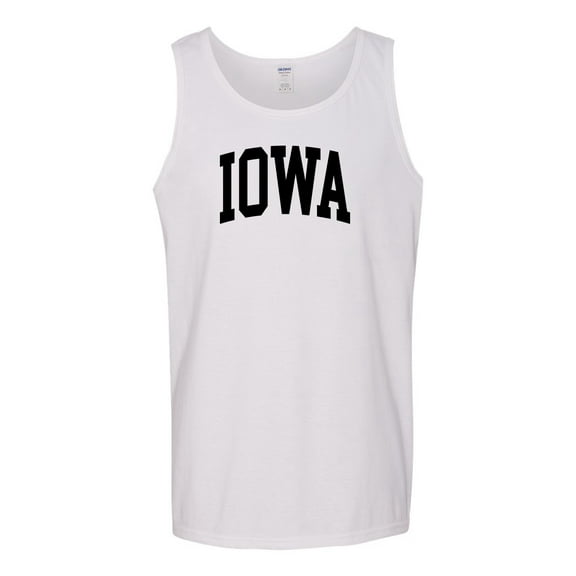 Wild Bobby State of Iowa College Style Men Tank Top