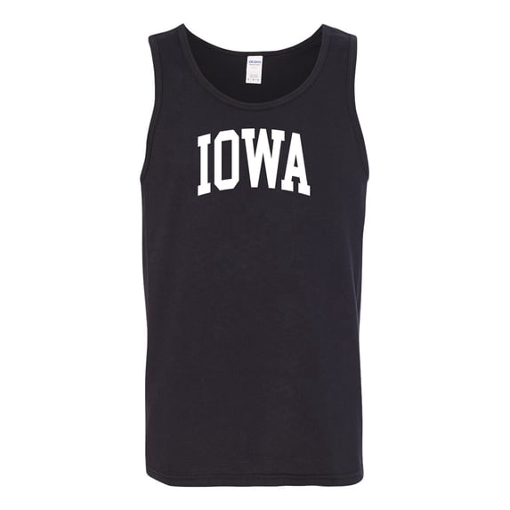 Wild Bobby State of Iowa College Style Men Tank Top
