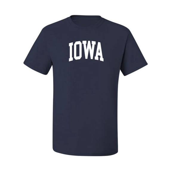 Wild Bobby State of Iowa College Style Men Tee