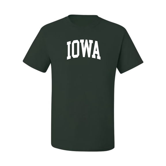 Wild Bobby State of Iowa College Style Men Tee