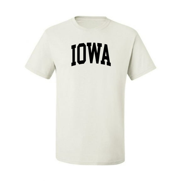 Wild Bobby State of Iowa College Style Men Tee