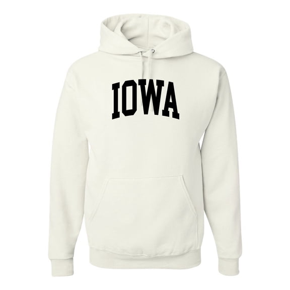 Wild Bobby State of Iowa College Style Unisex Hoodie Sweatshirt
