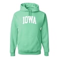 thumbnail image 1 of Wild Bobby State of Iowa College Style Unisex Hoodie Sweatshirt, 1 of 6
