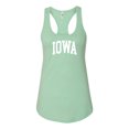 thumbnail image 1 of Wild Bobby State of Iowa College Style Women Racerback Tank Top, 1 of 5
