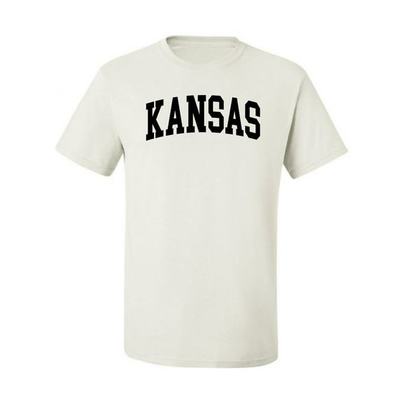 Wild Bobby State of Kansas College Style Men Tee