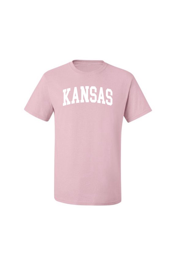 State of Kansas College Style Men Tee