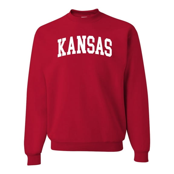Wild Bobby State of Kansas College Style Unisex Crewneck Sweatshirt