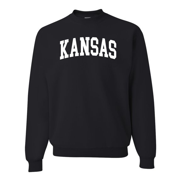 Wild Bobby State of Kansas College Style Unisex Crewneck Sweatshirt