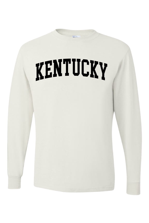 State of Kentucky College Style Men Long Sleeve Shirt