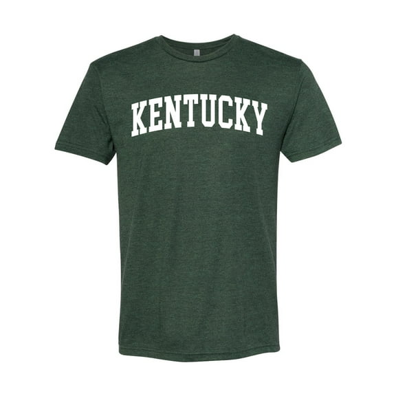 Wild Bobby State of Kentucky College Style Men Premium Tri Blend Tee