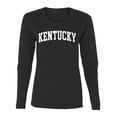 thumbnail image 1 of Wild Bobby State of Kentucky College Style Women Graphic Long Sleeve Tee, 1 of 5