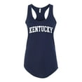 thumbnail image 1 of Wild Bobby State of Kentucky College Style Women Racerback Tank Top, 1 of 5