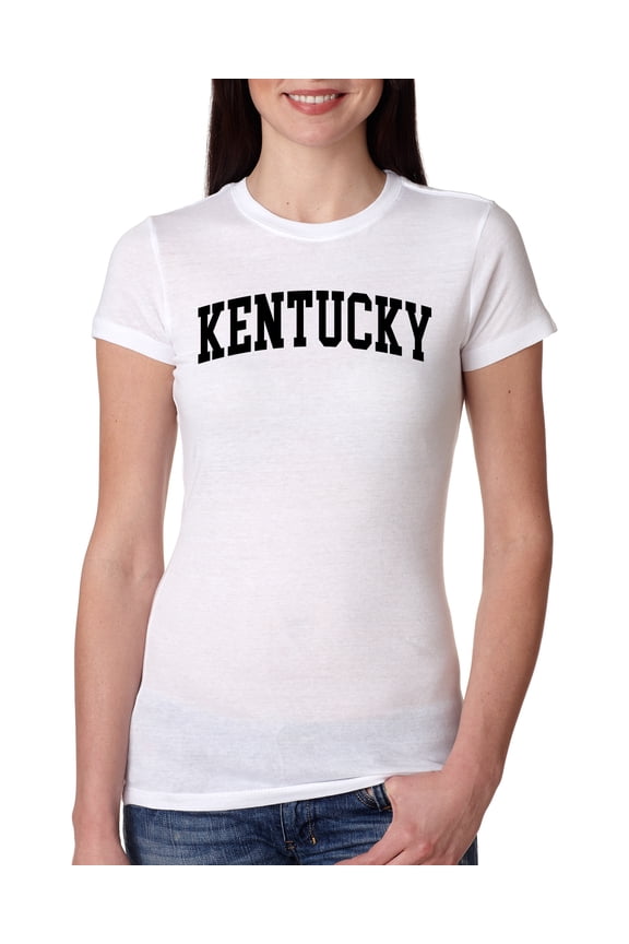State of Kentucky College Style Women Slim Fit Junior Tee