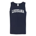 thumbnail image 1 of Wild Bobby State of Louisiana College Style Men Tank Top, 1 of 5
