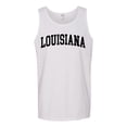 thumbnail image 1 of Wild Bobby State of Louisiana College Style Men Tank Top, 1 of 5