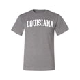 thumbnail image 1 of Wild Bobby State of Louisiana College Style Men Tee, 1 of 5