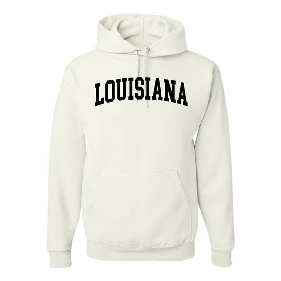 Wild Bobby State of Louisiana College Style Unisex Hoodie Sweatshirt