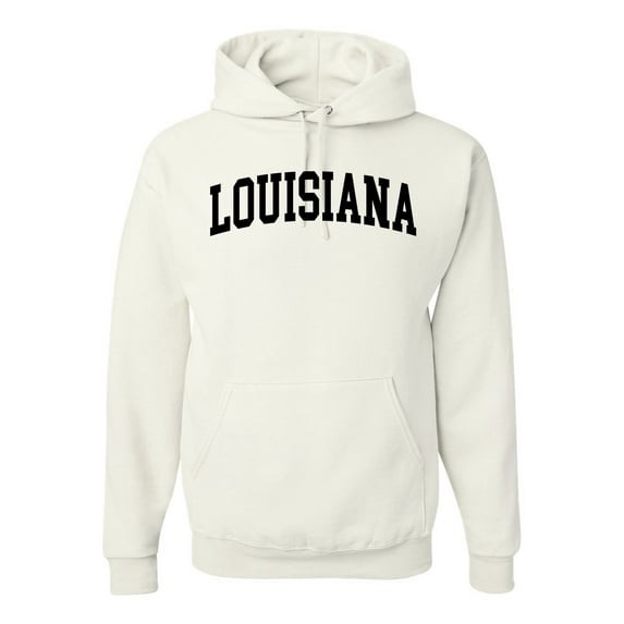 Wild Bobby State of Louisiana College Style Unisex Hoodie Sweatshirt