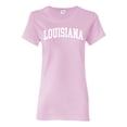 thumbnail image 1 of Wild Bobby State of Louisiana College Style Women Graphic Tee, 1 of 6