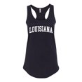 thumbnail image 1 of Wild Bobby State of Louisiana College Style Women Racerback Tank Top, 1 of 5