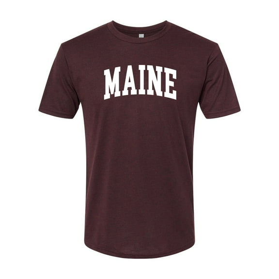 Wild Bobby State of Maine College Style Men Premium Tri Blend Tee