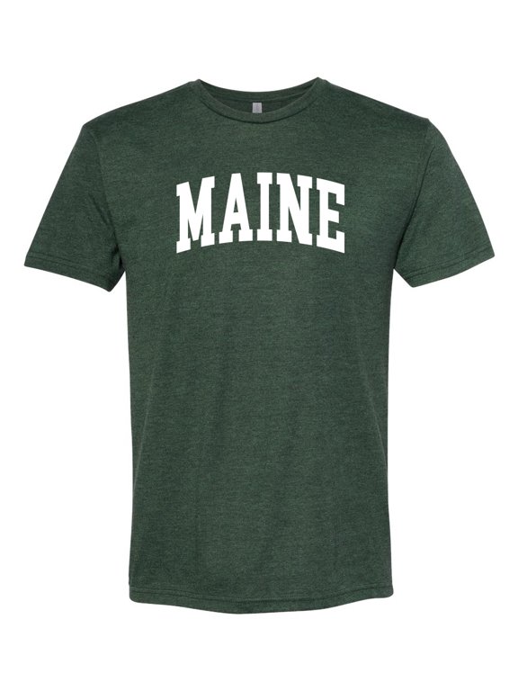State of Maine College Style Men Premium Tri Blend Tee