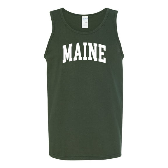 Wild Bobby State of Maine College Style Men Tank Top