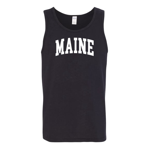 Wild Bobby State of Maine College Style Men Tank Top