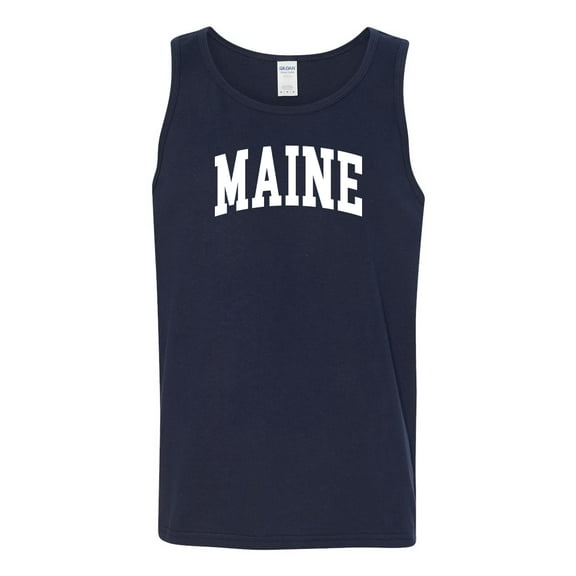 Wild Bobby State of Maine College Style Men Tank Top