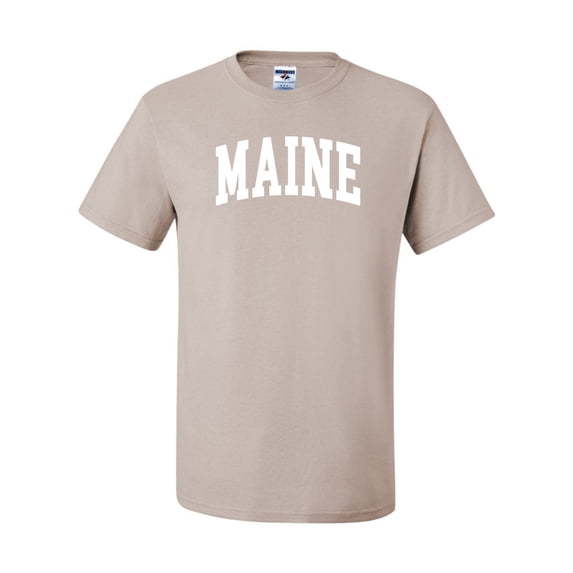 Wild Bobby State of Maine College Style Men Tee