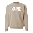 thumbnail image 1 of Wild Bobby State of Maine College Style Unisex Crewneck Sweatshirt, 1 of 6