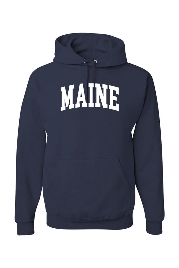 State of Maine College Style Unisex Hoodie Sweatshirt