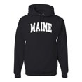 thumbnail image 1 of Wild Bobby State of Maine College Style Unisex Hoodie Sweatshirt, 1 of 6