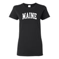 thumbnail image 1 of Wild Bobby State of Maine College Style Women Graphic Tee, 1 of 6