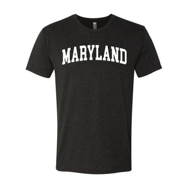 Wild Bobby State of Maryland College Style Men Premium Tri Blend Tee