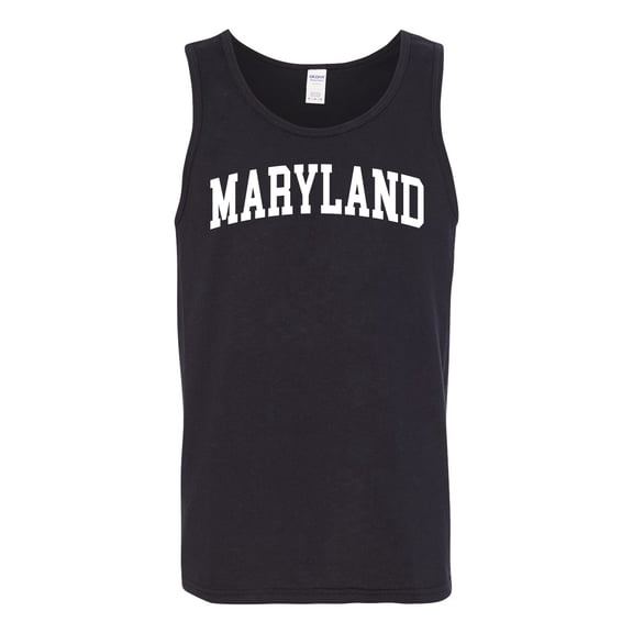 Wild Bobby State of Maryland College Style Men Tank Top