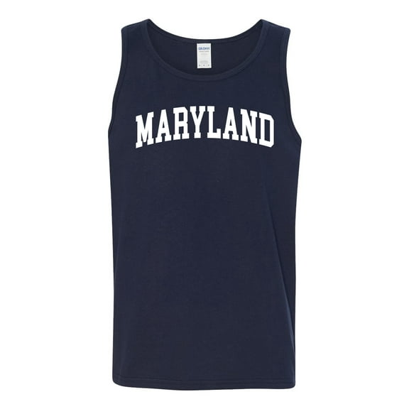 Wild Bobby State of Maryland College Style Men Tank Top