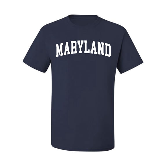 Wild Bobby State of Maryland College Style Men Tee