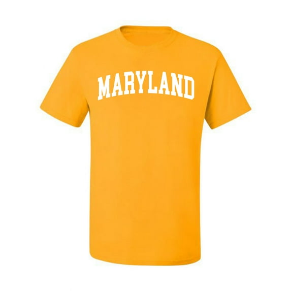 Wild Bobby State of Maryland College Style Men Tee