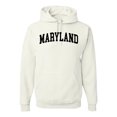 thumbnail image 1 of Wild Bobby State of Maryland College Style Unisex Hoodie Sweatshirt, 1 of 6