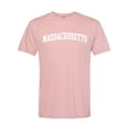 thumbnail image 1 of Wild Bobby State of Massachusetts College Style Men Premium Tri Blend Tee, 1 of 5