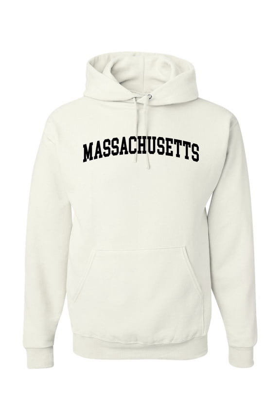 State of Massachusetts College Style Unisex Hoodie Sweatshirt