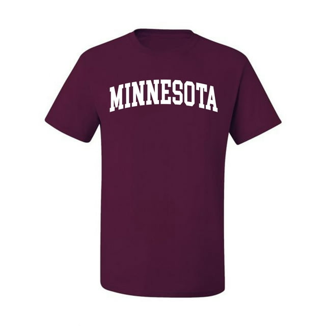Wild Bobby State of Minnesota College Style Men Tee