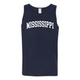 thumbnail image 1 of Wild Bobby State of Mississippi College Style Men Tank Top, 1 of 5
