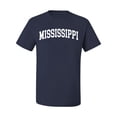 thumbnail image 1 of Wild Bobby State of Mississippi College Style Men Tee, 1 of 5