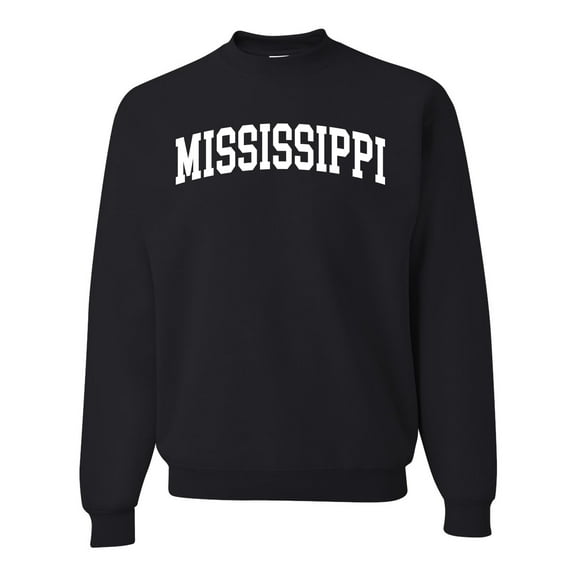 Wild Bobby State of Mississippi College Style Unisex Crewneck Sweatshirt